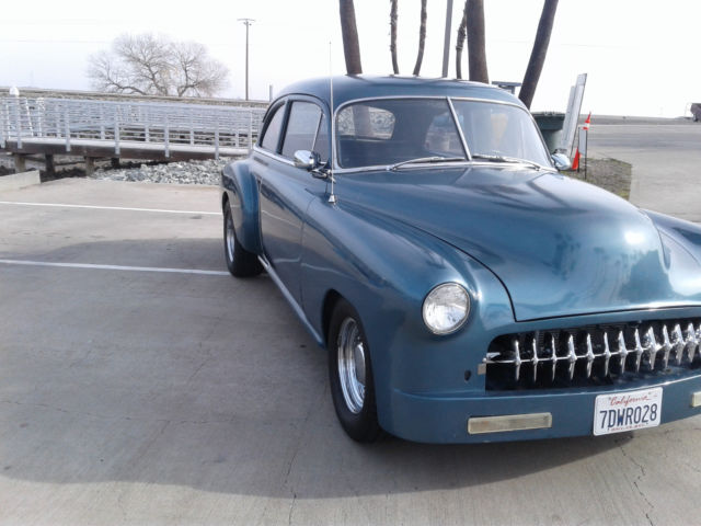 1950 Greenish Blue Chevrolet Styleline Deluxe Coupe