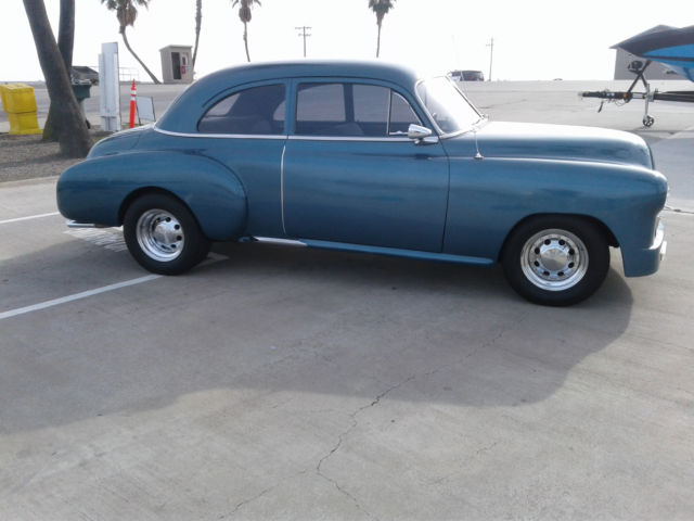 1950 Greenish Blue Chevrolet Styleline Deluxe Coupe