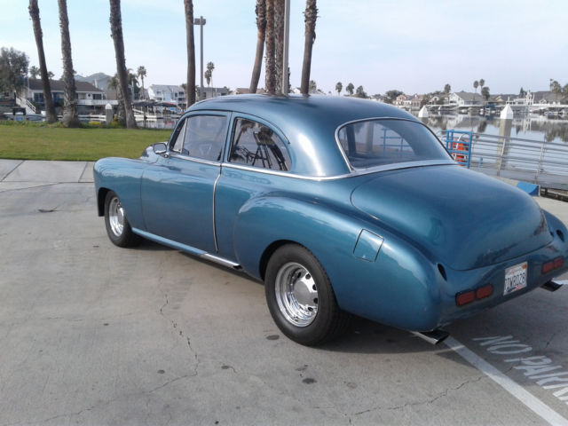 1950 Greenish Blue Chevrolet Styleline Deluxe Coupe