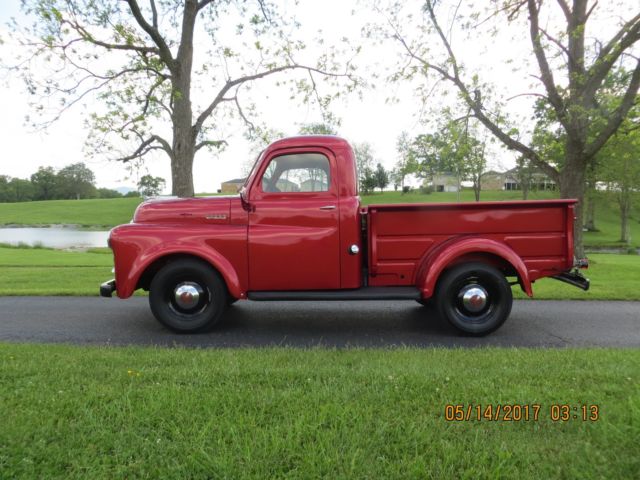 1950 Burgundy Dodge Other Pickups Standard Cab Pickup