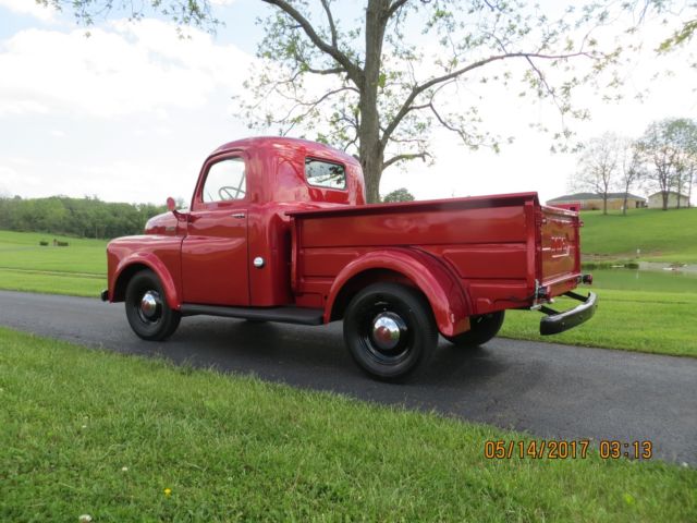 1950 Burgundy Dodge Other Pickups Standard Cab Pickup