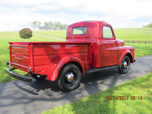 1950 Burgundy Dodge Other Pickups Standard Cab Pickup