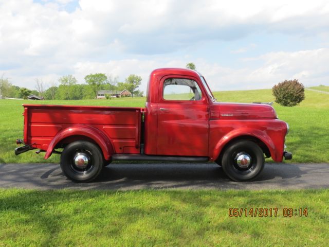 1950 Burgundy Dodge Other Pickups Standard Cab Pickup