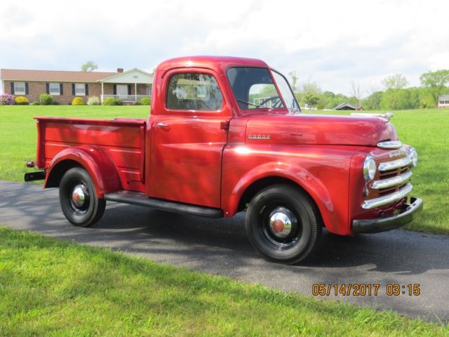 1950 Burgundy Dodge Other Pickups Standard Cab Pickup