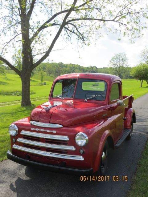 1950 Burgundy Dodge Other Pickups Standard Cab Pickup