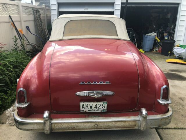 1950 Red Dodge Other Convertible