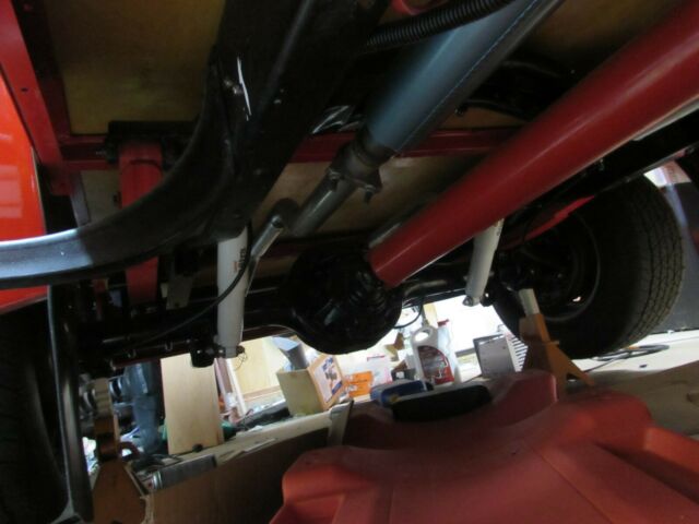 1950 red Ford F-100 Standard Cab Pickup