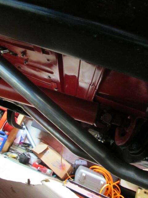 1950 red Ford F-100 Standard Cab Pickup