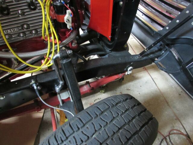 1950 red Ford F-100 Standard Cab Pickup