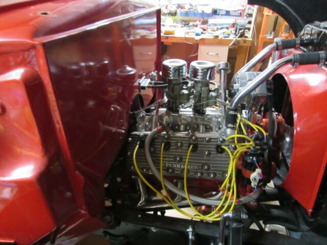 1950 red Ford F-100 Standard Cab Pickup