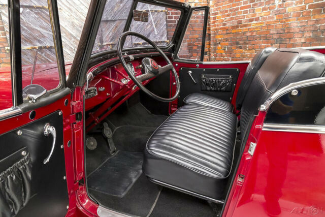 1950 Red Willys Pickup Truck