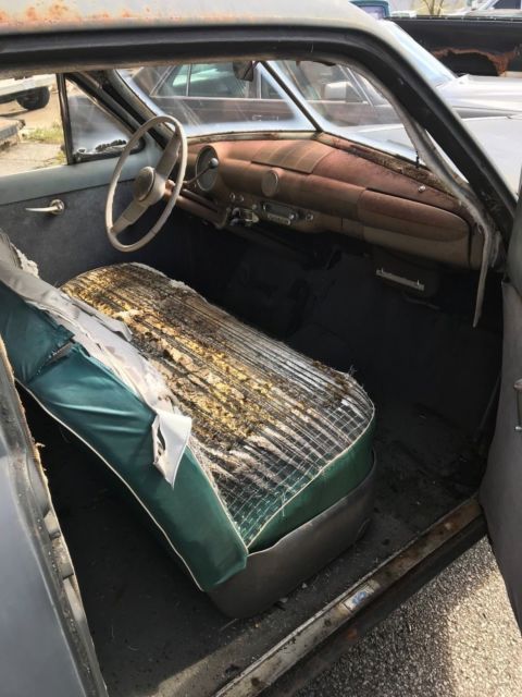 1950 Flat Black Ford Deluxe Sedan