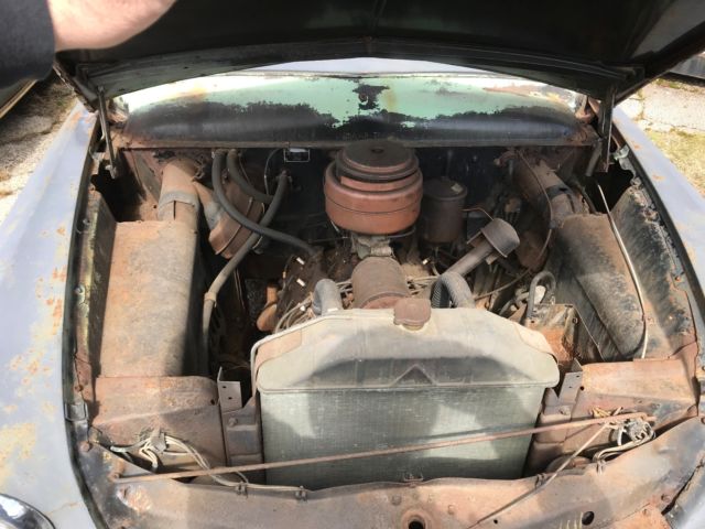 1950 Flat Black Ford Deluxe Sedan