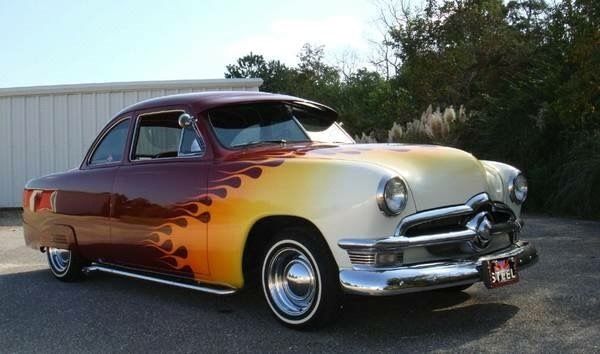 1950 Red Ford Other Coupe