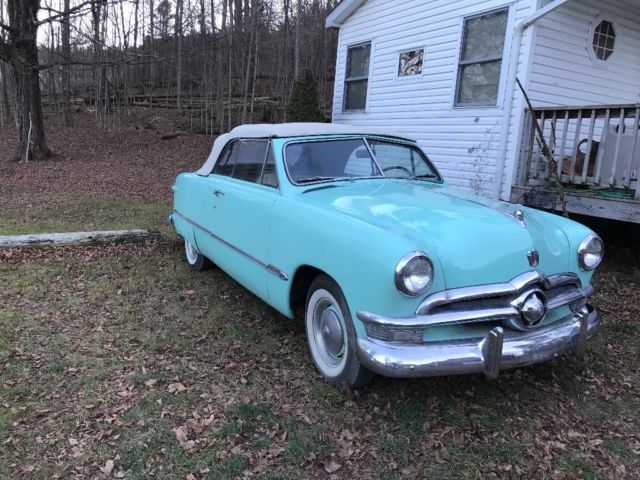 1950 Blue Ford Other Convertible