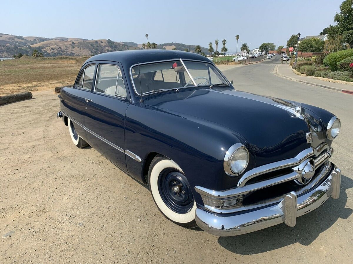 1950 Blue Ford Coupe Coupe