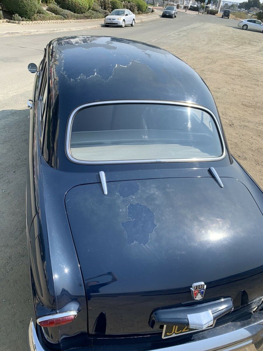 1950 Blue Ford Coupe Coupe