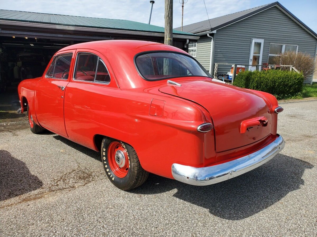 1950 Red Ford Coupe