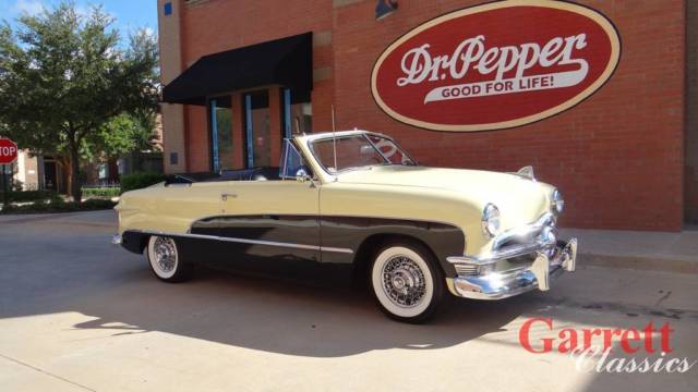 1950 Yellow/White Ford Crestliner Convertible