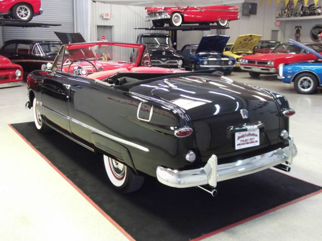 1950 Black Ford Custom Convertible Convertible