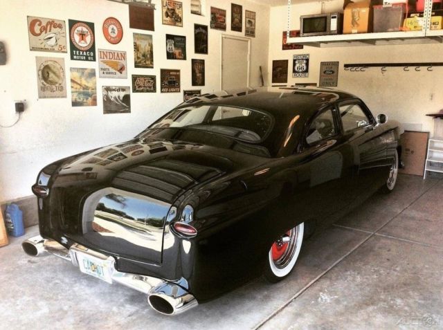 1950 Black Ford Custom Shoebox Coupe
