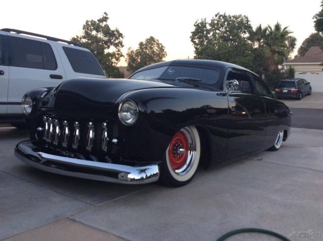 1950 Black Ford Custom Shoebox Coupe