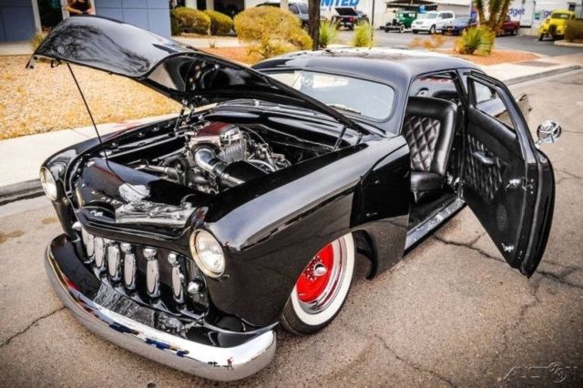1950 Black Ford Custom Shoebox Coupe