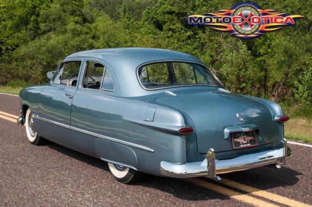 1950 Blue Ford Custom Tudor Sedan Sedan