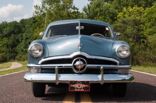 1950 Blue Ford Custom Tudor Sedan Sedan