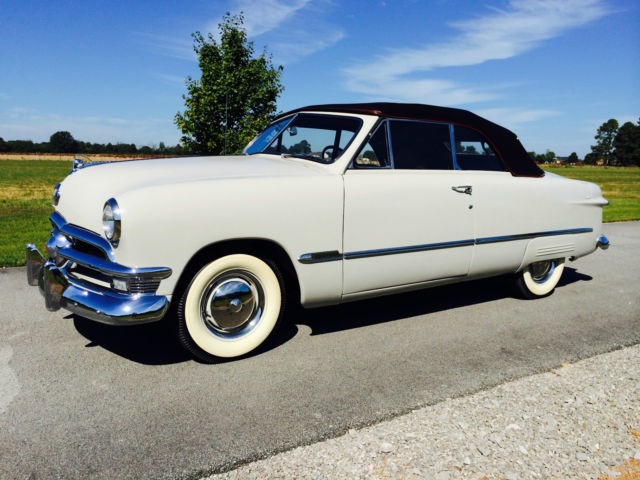 1950 Folkstone grey Ford Deluxe convertible convertible