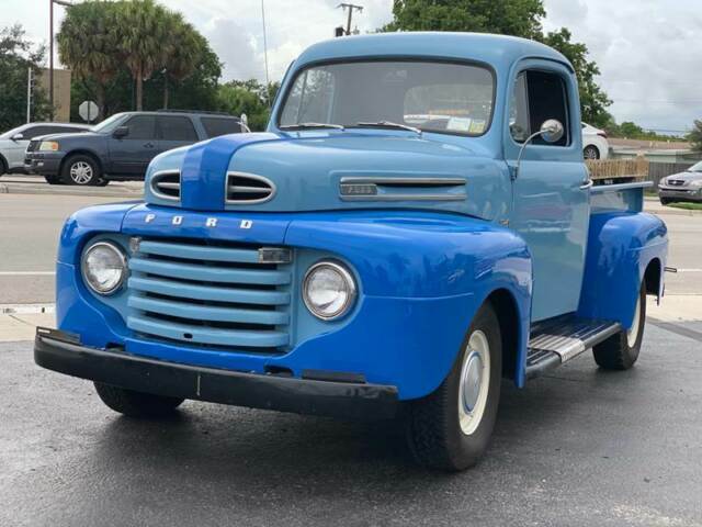 1950 Blue Ford F-100 Pickup Truck