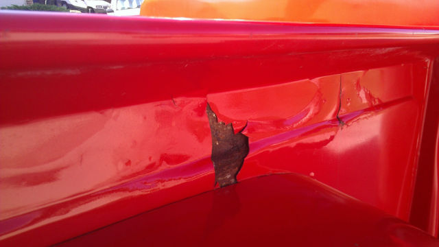 1950 Red Ford F-100 Standard Cab Pickup