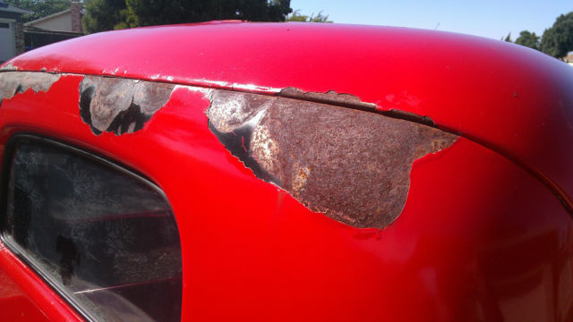 1950 Red Ford F-100 Standard Cab Pickup