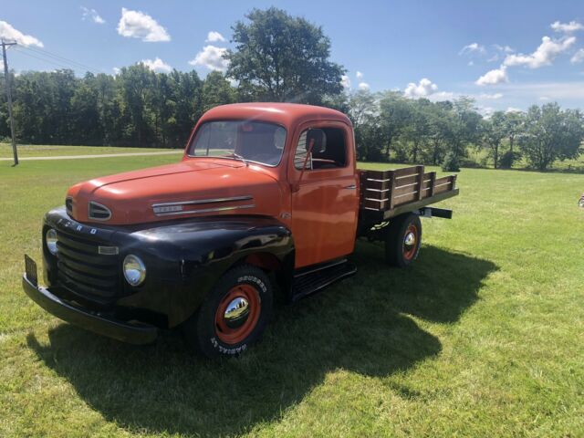 1950 Orange Ford Other Pickups