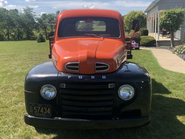 1950 Orange Ford Other Pickups