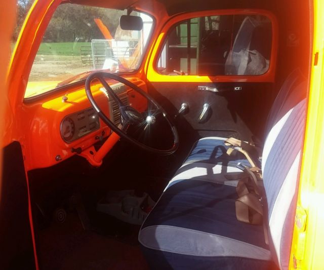 1950 Bright Orange and Black Ford Other Pickups Standard Cab Pickup