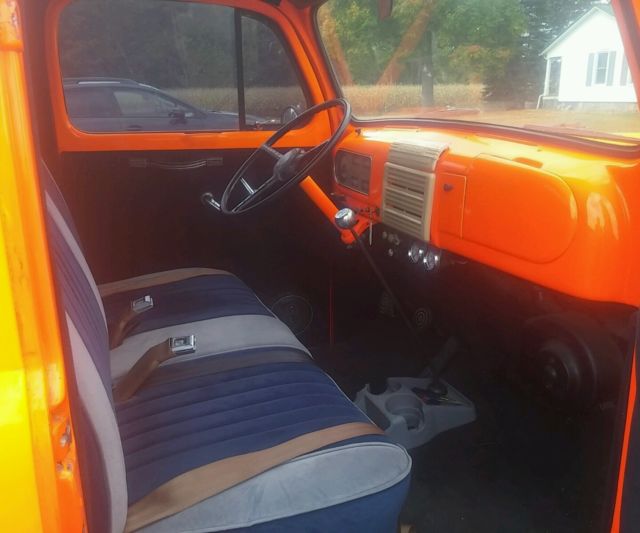 1950 Bright Orange and Black Ford Other Pickups Standard Cab Pickup