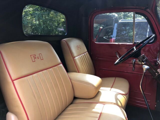 1950 Red Ford F-100 Standard Cab Pickup