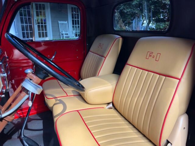 1950 Red Ford F-100 Standard Cab Pickup