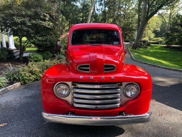 1950 Red Ford F-100 Standard Cab Pickup