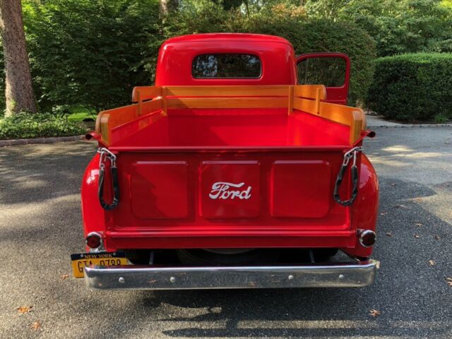 1950 Red Ford F-100 Standard Cab Pickup