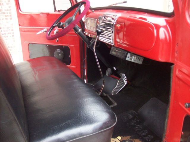 1950 Red Ford Other Pickups Standard Cab Pickup