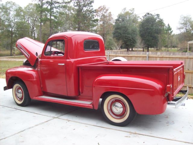 1950 Red Ford Other Pickups Standard Cab Pickup