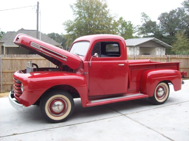 1950 Red Ford Other Pickups Standard Cab Pickup