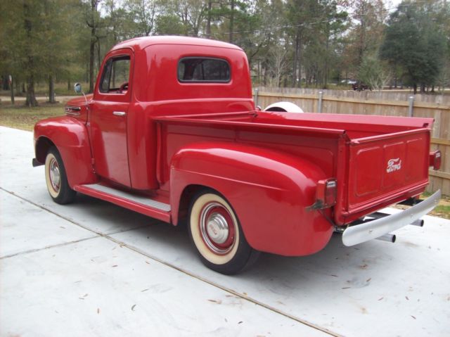 1950 Red Ford Other Pickups Standard Cab Pickup