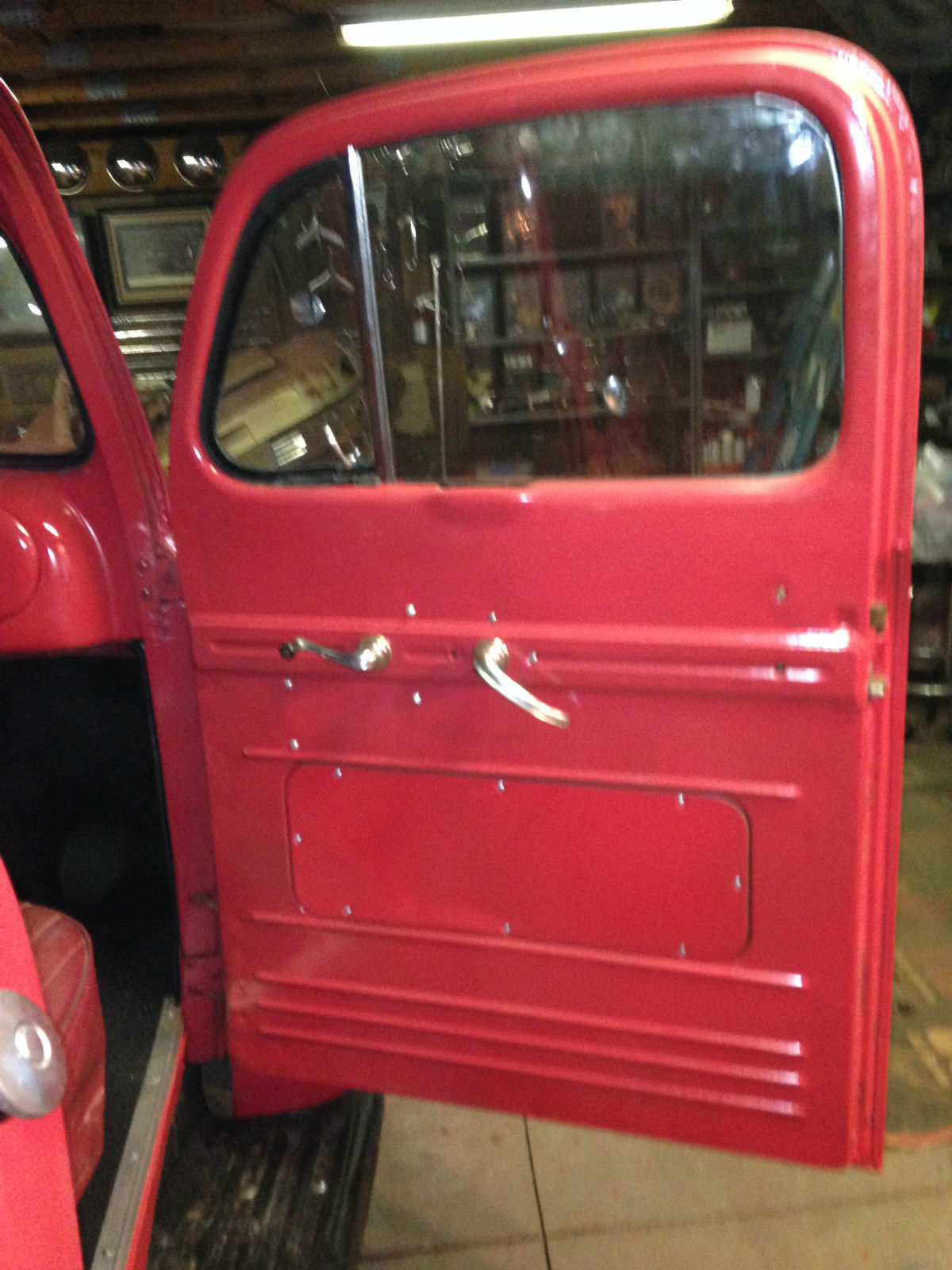 1950 Red Ford F-100 Standard Cab Pickup