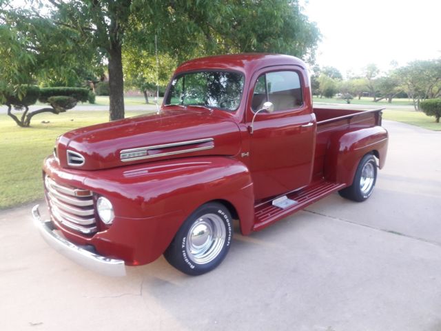 1950 Burgundy Ford Other Pickups PICKUP