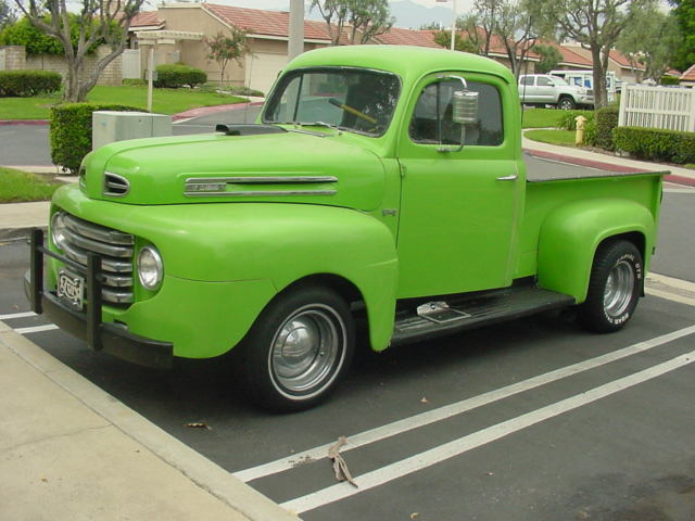 1950 Green Ford F-100 Crew Cab Pickup