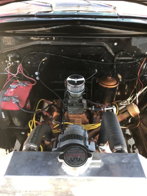 1950 Black/Burgundy Ford F-100 Standard Cab Pickup