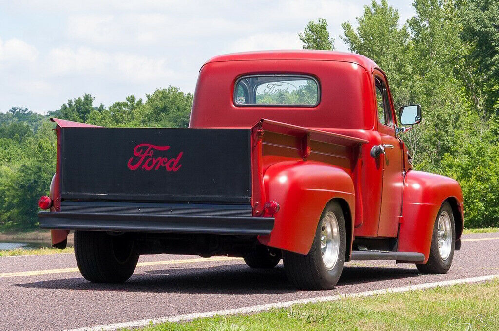 1950 Burgundy Ford F3 Pickup Truck